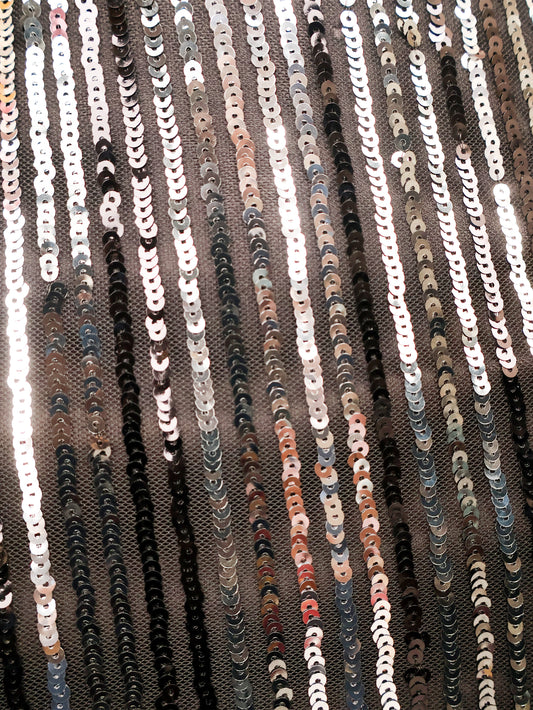 One-Shoulder Sequin Maxi Party Dress by Shreekama