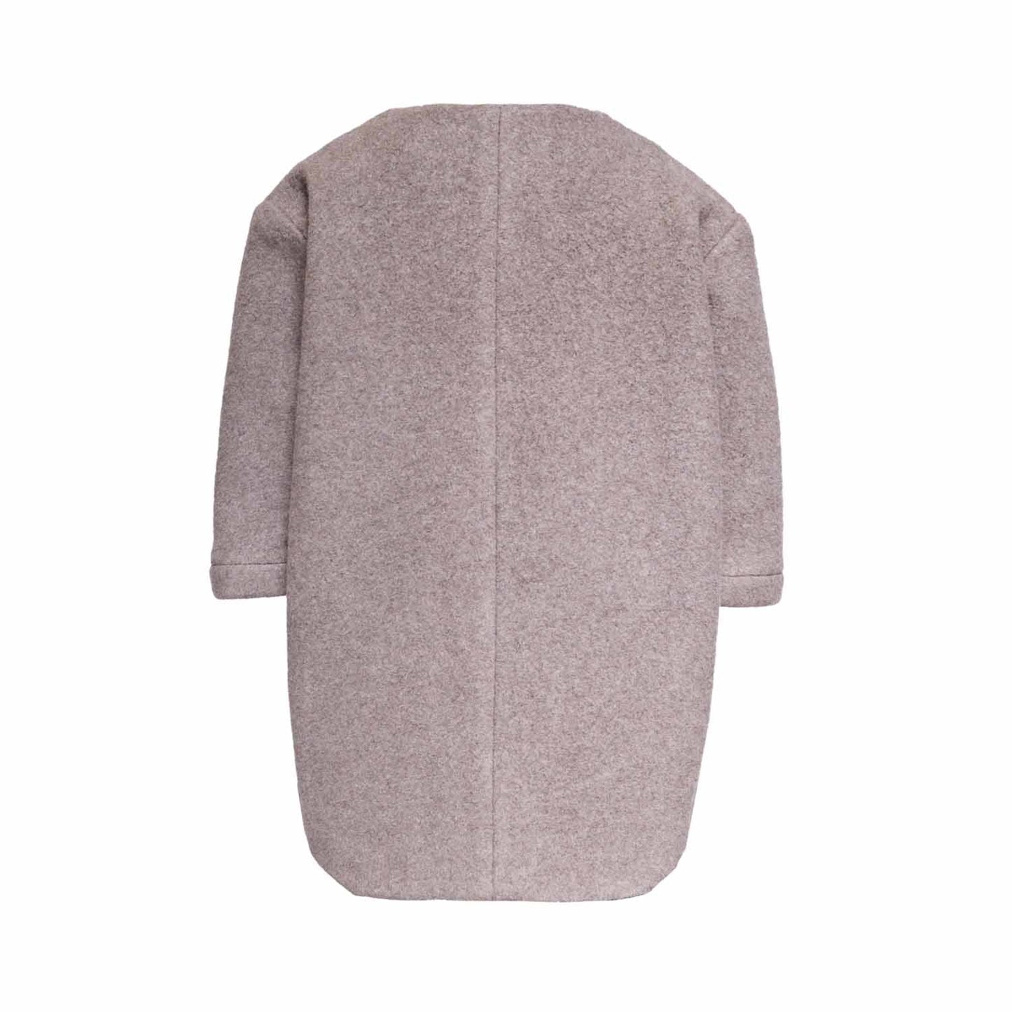 Beige Cotton Fleece Hoodie for Baby