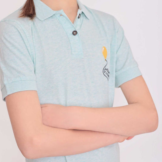 Mint Green Girls Polo Dress