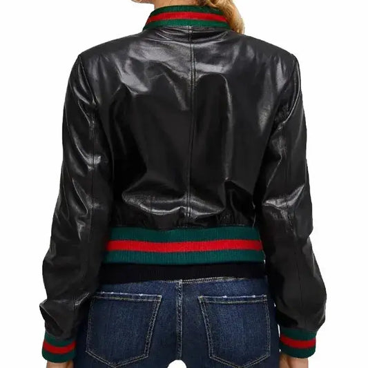 Women’s Black Genuine Leather Coat