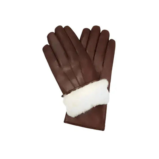 Men’s Brown Lambskin Leather Gloves