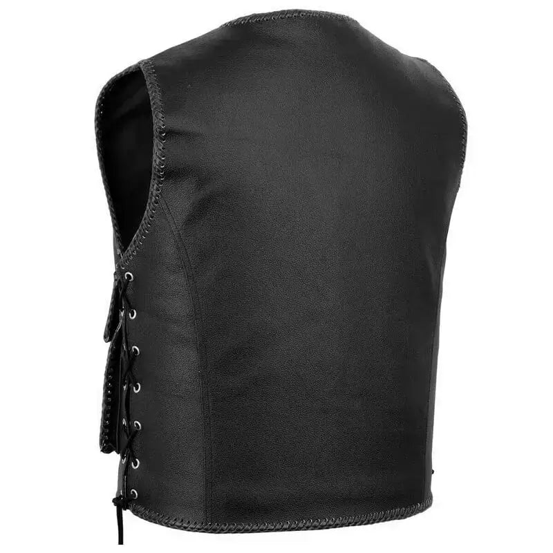 Men’s Native American Style Motorcycle Leather Vest