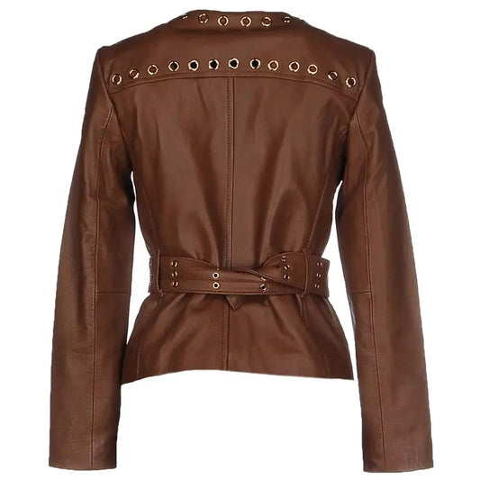 Women’s Genuine Leather Biker Jacket