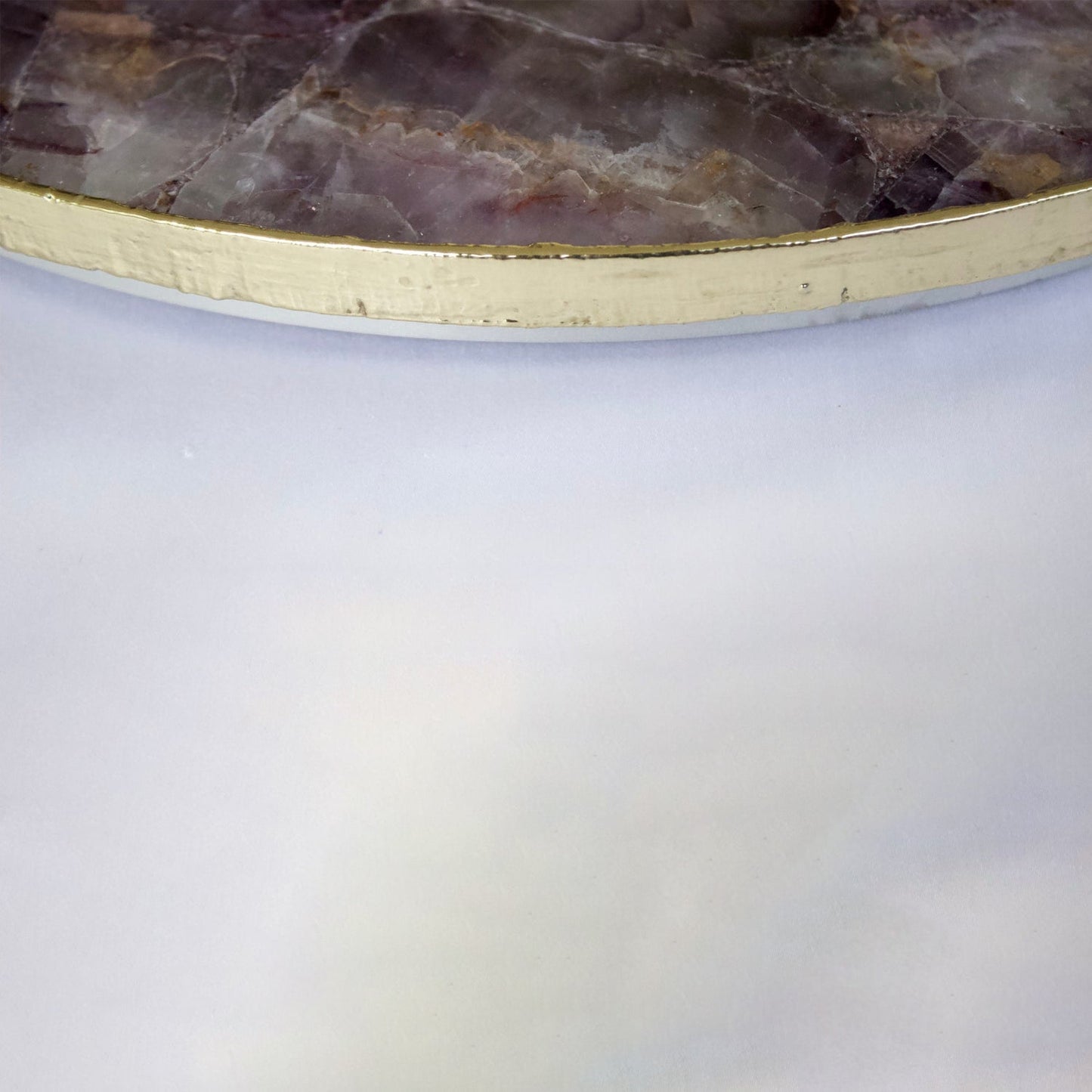 Amethyst Agate LazySusan | Countertop | Turntable | Centrepiece |-3