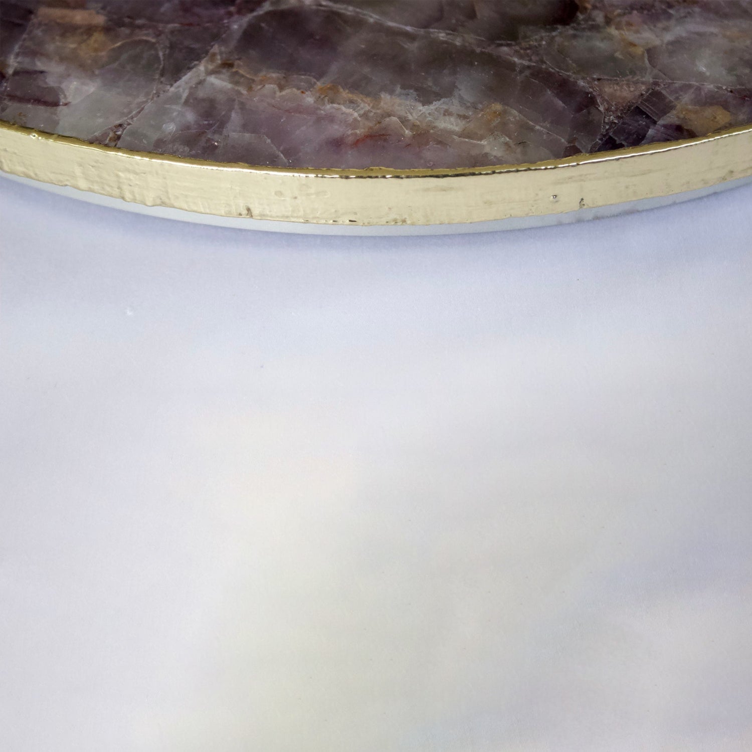 Amethyst Agate LazySusan | Countertop | Turntable | Centrepiece |-3