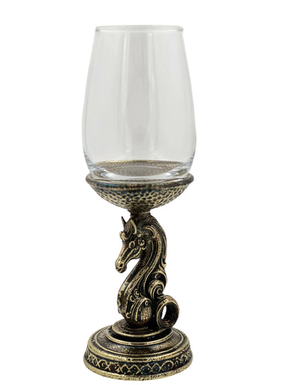 Set of 2/Set of 4 - Knight Wine Glasses-4