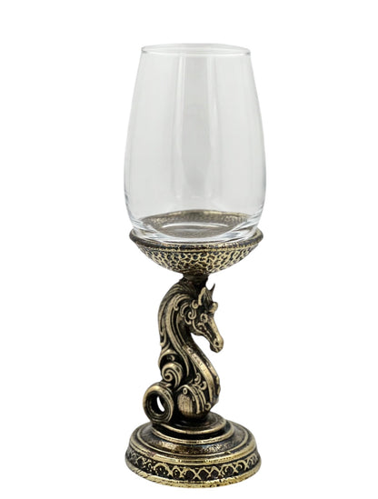 Set of 2/Set of 4 - Knight Wine Glasses-6