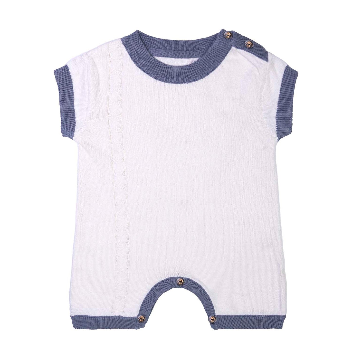 Organic Cotton Knitted Newborn Summer Romper