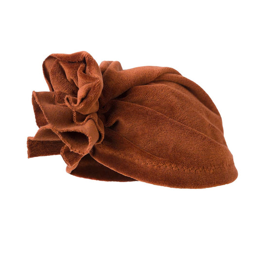 Copper Velvet Turban