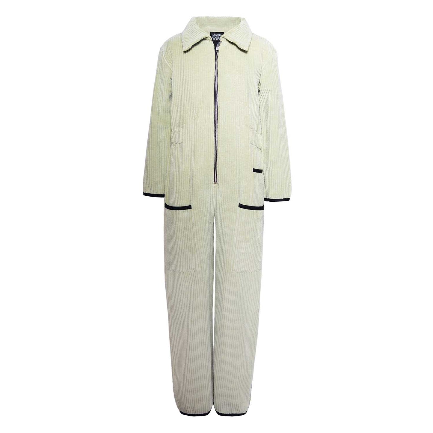 Velvet Green Jumpsuit for Kids