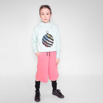 Pink Boys and Girls Bermuda Shorts