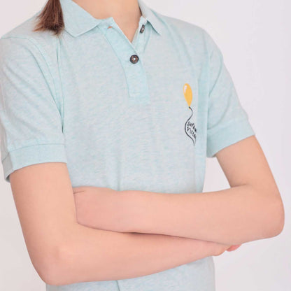 Mint Green Girls Polo Dress