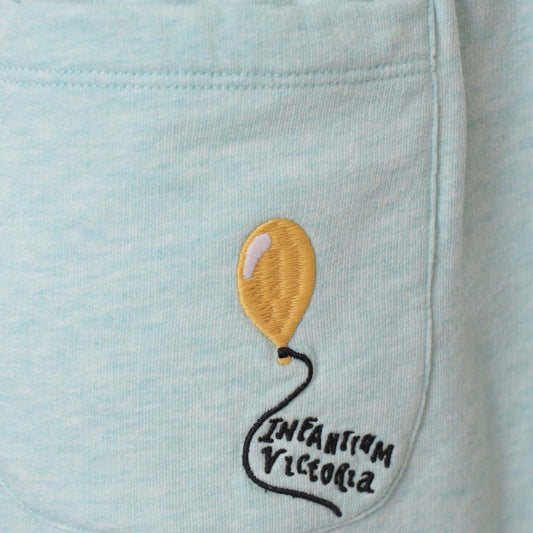 Mint Green Girls and Boys Sweat Shorts