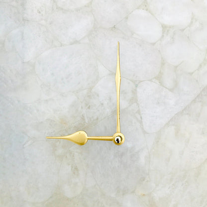 White Crystal Agate Large Wall Clock/Personalised Momento-1