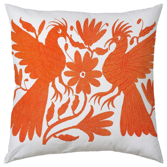 Set of 4 | Mexican Decorative Cushion Covers | Otomi Design Covers | Cotton Linen Fabric | Embroidered | With OR Without Insert-0