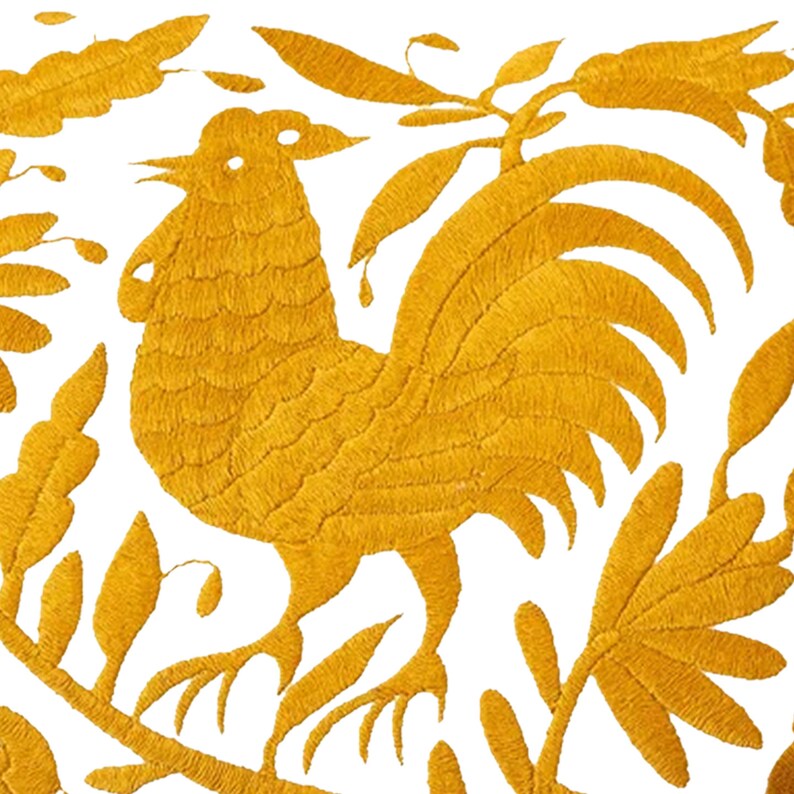 Set of 4 | Mexican Decorative Cushion Covers | Otomi Design Covers | Cotton Linen Fabric | Embroidered | With OR Without Insert-2