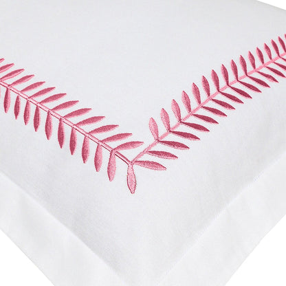 Ash Tree - Linen Cotton Embroidered Edge Duvet Cover Sets-2