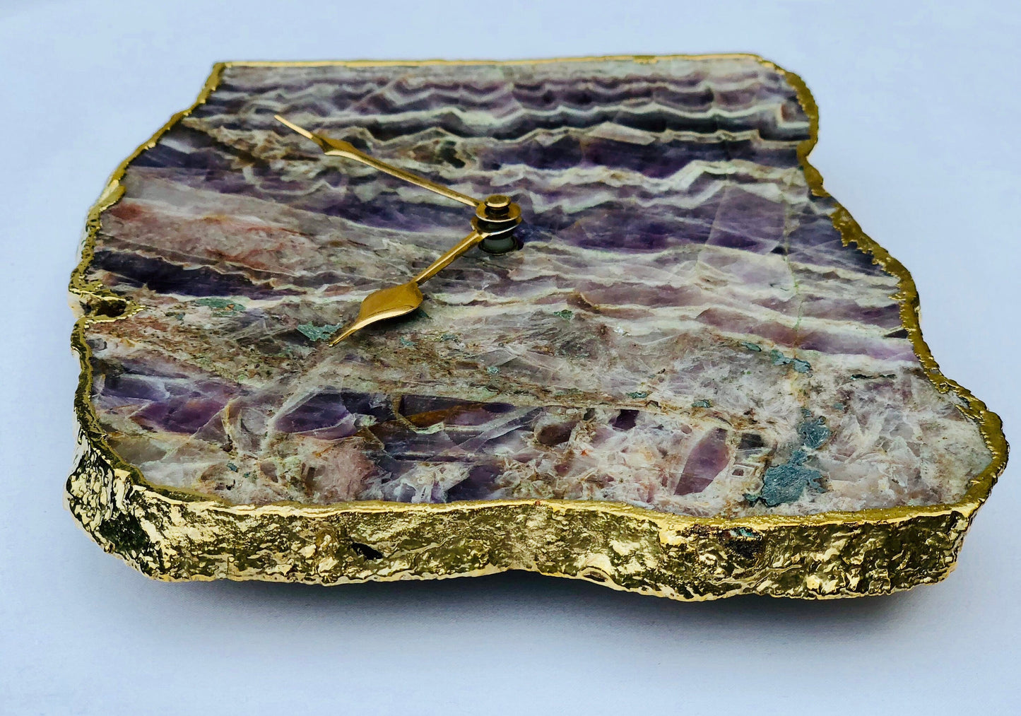 Amethyst Large Wall/Desk Clock/Personalised Momento-2