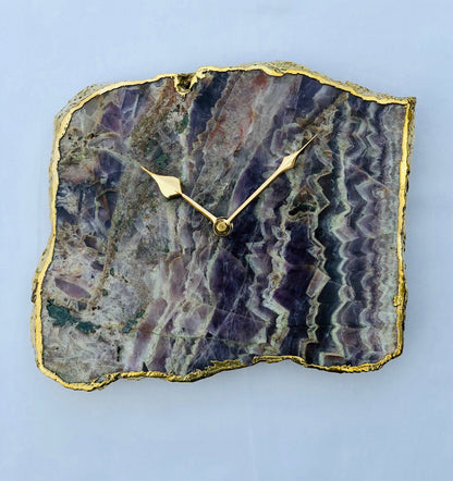 Amethyst Large Wall/Desk Clock/Personalised Momento-1