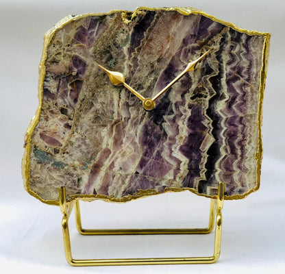 Amethyst Large Wall/Desk Clock/Personalised Momento-0