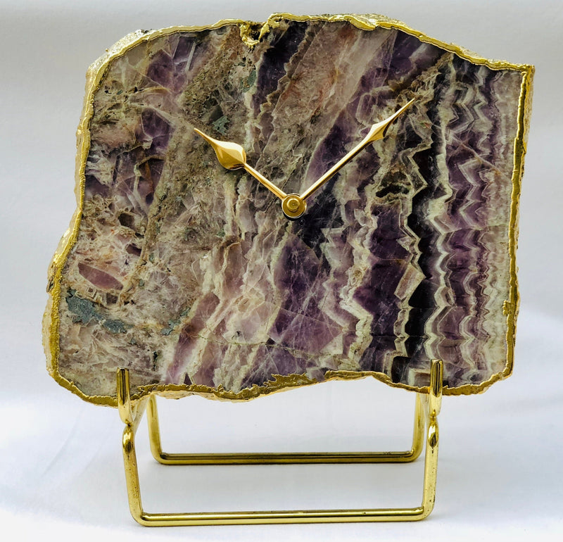 Amethyst Large Wall/Desk Clock/Personalised Momento-0