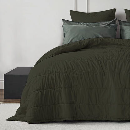 Broad Channel Stitch - Pure Cotton Sateen Quilt Sets-5