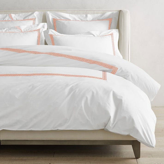 Maze - Cotton Sateen Embroidered Edge Duvet Cover Sets-0