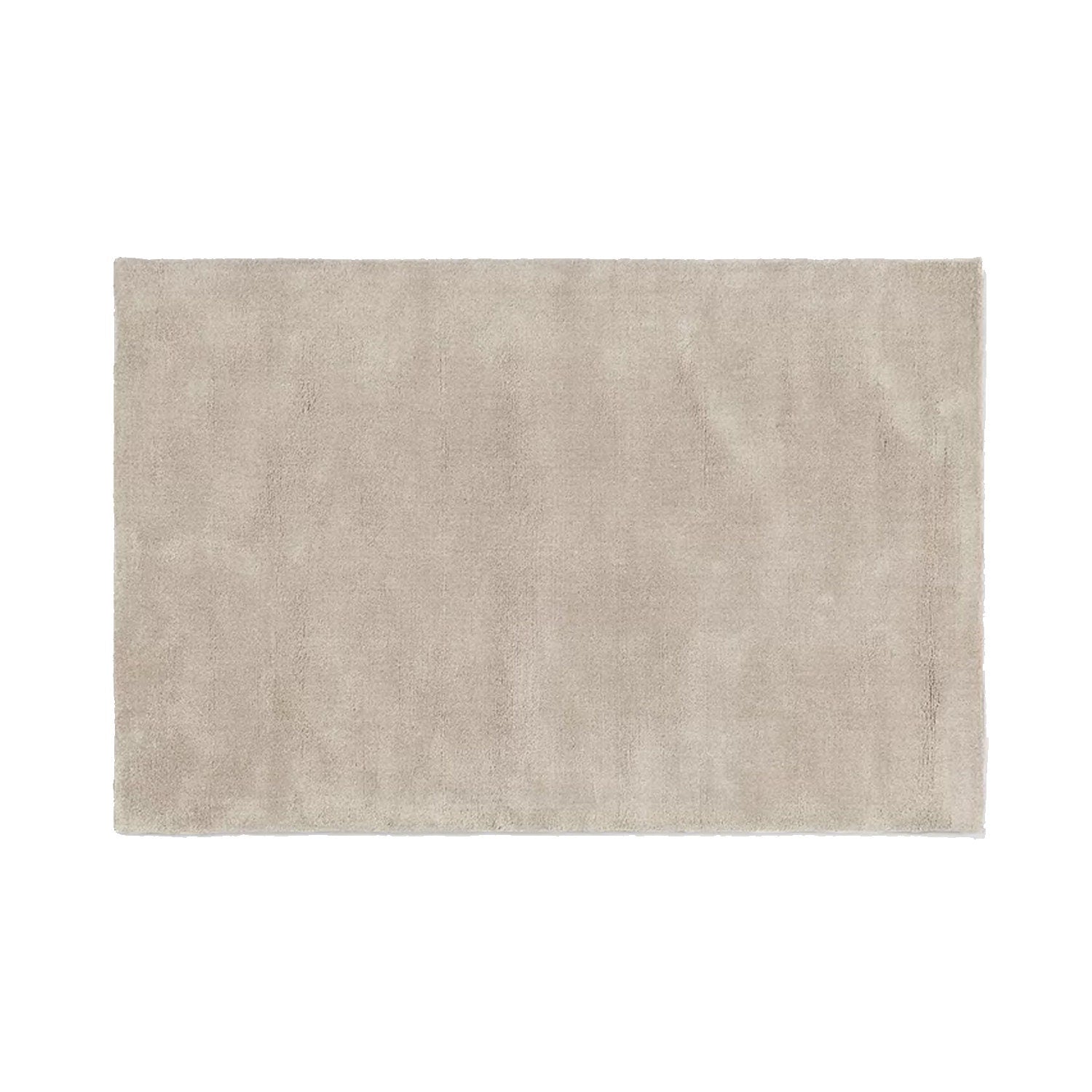 Beige | Solid Color - Handcrafted Rug/Carpet | Pure New Zealand Wool | Hand Tufted | High Pile | High Density | Yarn Dyed-3