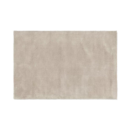 Beige | Solid Color - Handcrafted Rug/Carpet | Pure New Zealand Wool | Hand Tufted | High Pile | High Density | Yarn Dyed-3