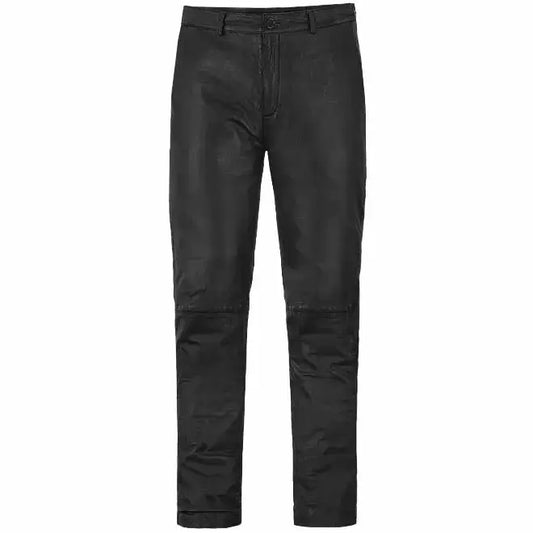 Men’s Black Sheepskin Leather Pants