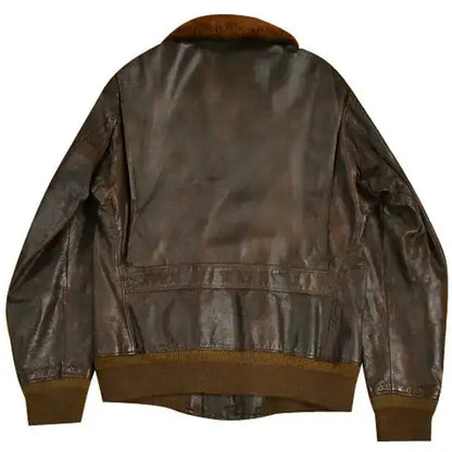 Men’s Leather G-1 Style Vintage Bomber Jacket
